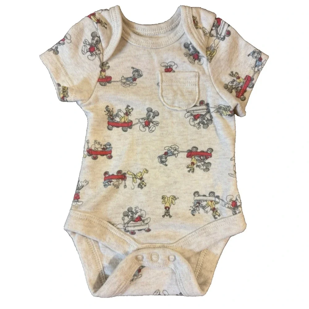 Disney Baby Preemie Mickey Mouse Bodysuit Romper Outfit Boy Girl Reborn Doll